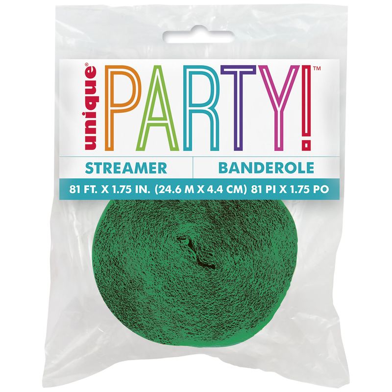 81FT STREAMERS EMERALD GREEN