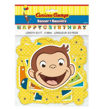BANNER CURIOUS GEORGE