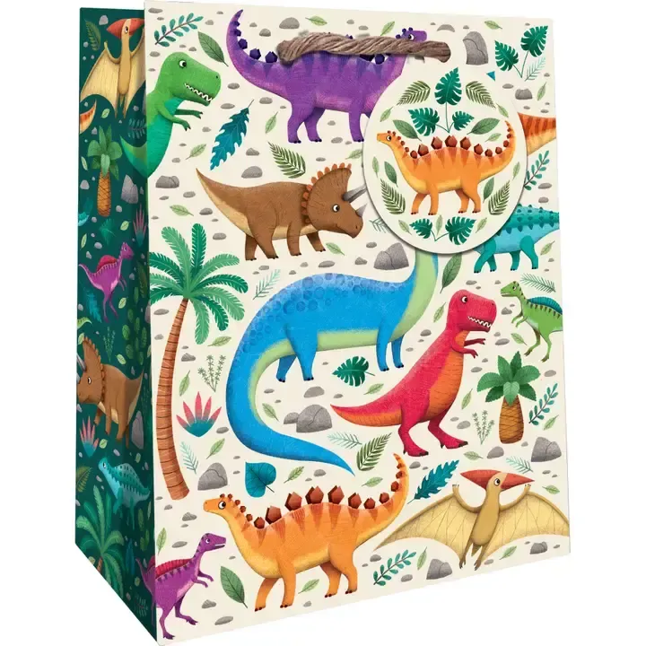 MEDIUM GIFT BAG DINOSAURS