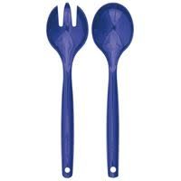 4CT PLASTIC SERVING SET BLUE