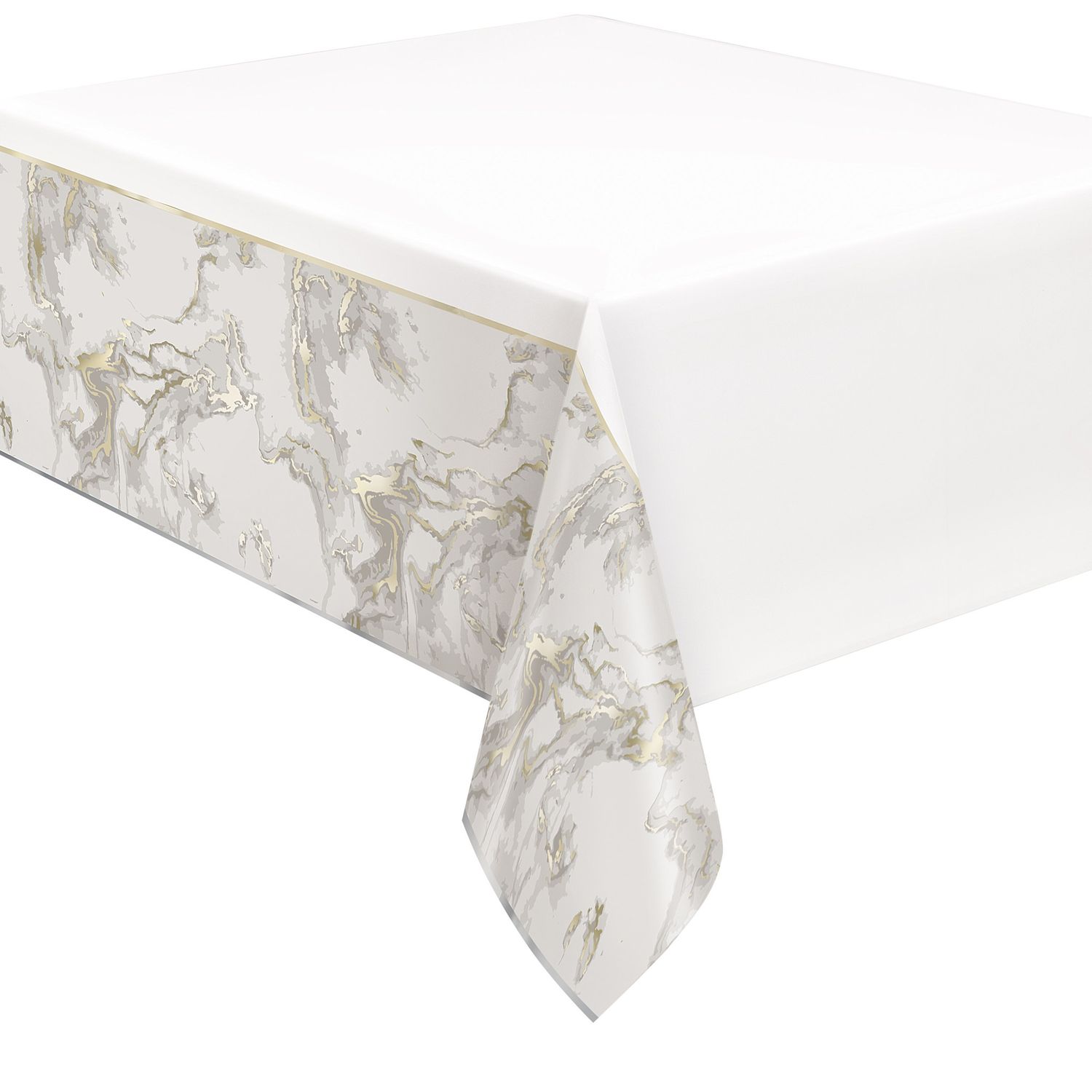 TABLE COVER GOLD MARBLE