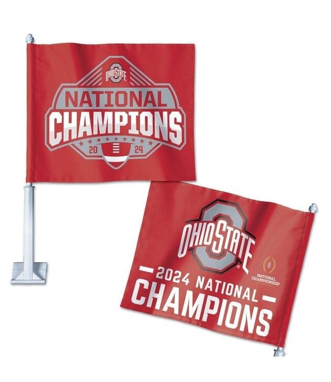 OSU National Champs 2024 Car Flag