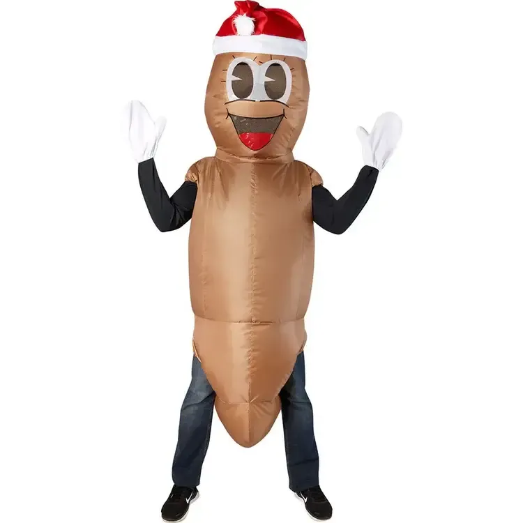 INFLATABLE MR. HANKEY COSTUME ONE SIZE