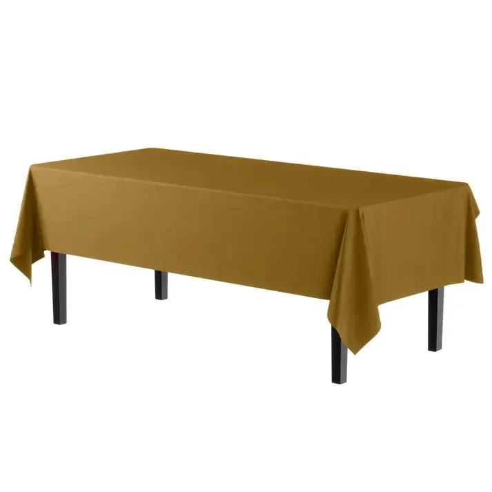 54inX108in TABLE COVER GOLD