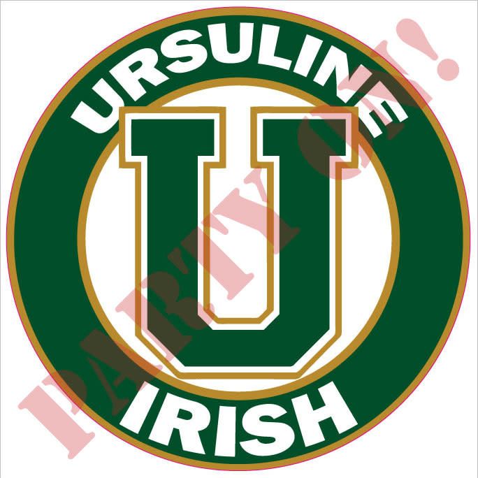 9.5in STICKER URSULINE IRISH