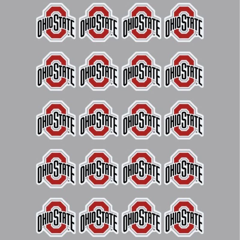 MULTI PURPOSE STICKERS OHIO STATE ATH O