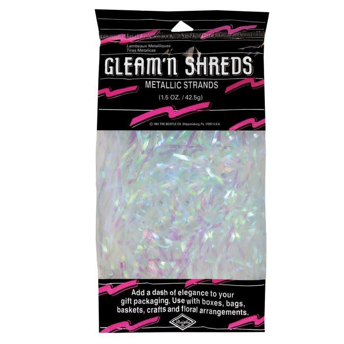 Gleam 'N Shreds Metallic Strands Opal Iridescent - 1.5oz