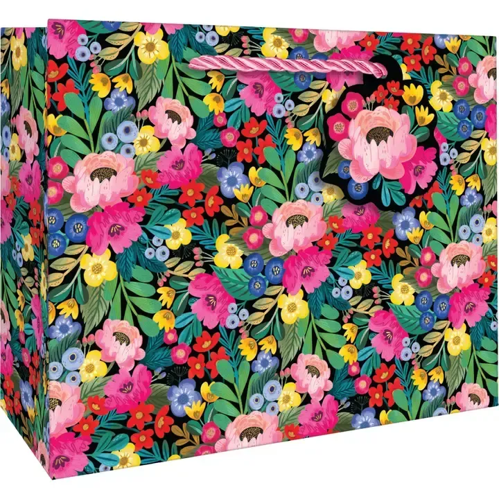 LARGE GIFT BAG FLORAL BURST