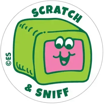 SCRATCH &amp; SNIFF STICKERS WATERMELON BONKERZ