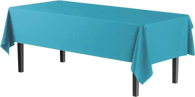 54inX108in TABLE COVER TURQUOISE