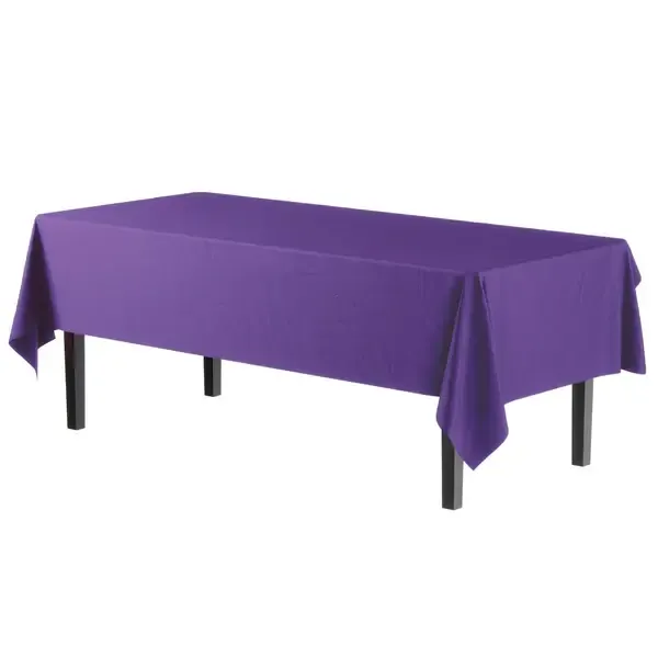 54inX108in TABLE COVER PURPLE