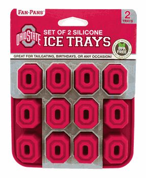 2CT SILICONE ICE TRAY OHIO STATE