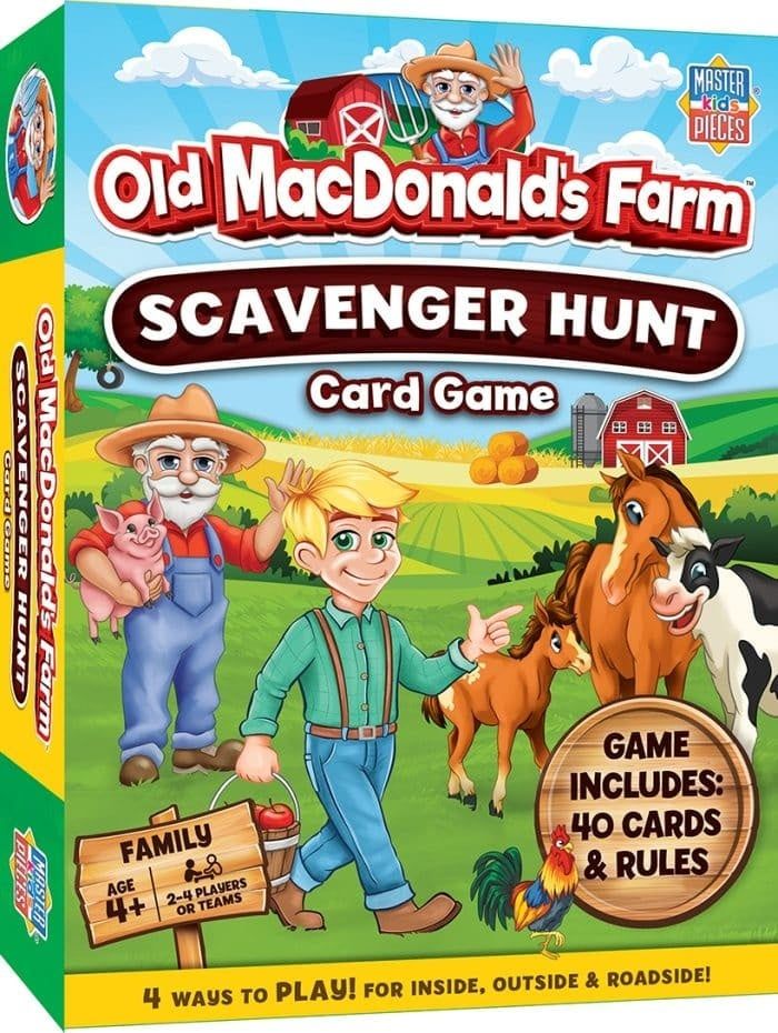 OLD MACDONALD'S SCAVENGER HUNT CARD GAME