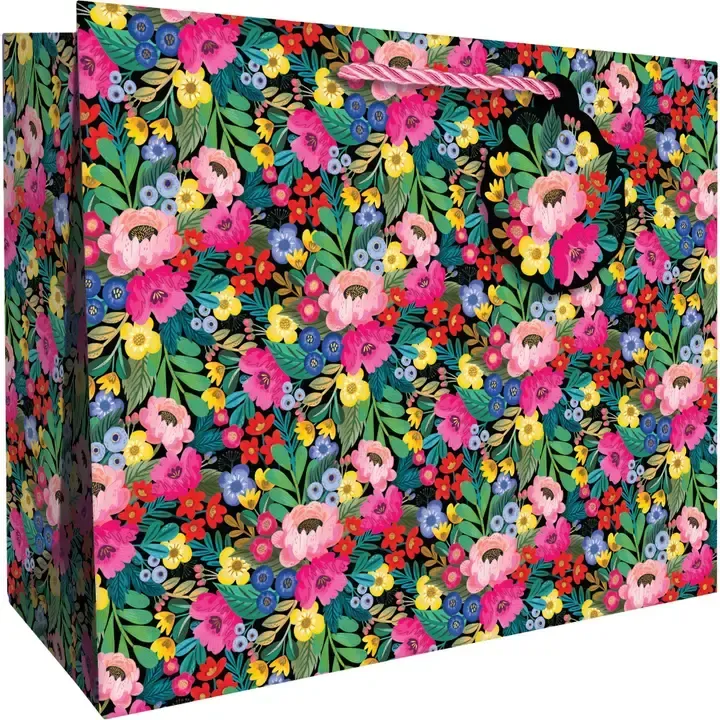 JUMBO GIFT BAG FLORAL BURST