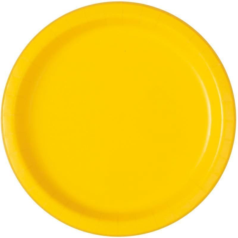 Yellow Paper 6.75in Plates - 50ct
