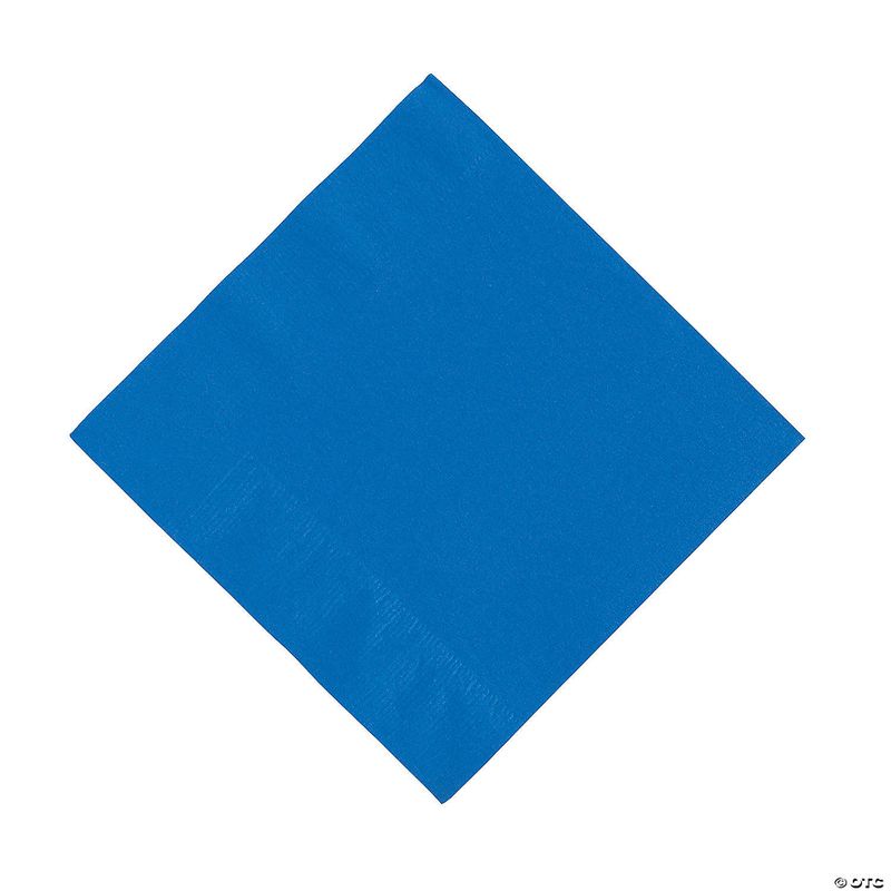 50CT BEV NAPKIN COBALT BLUE