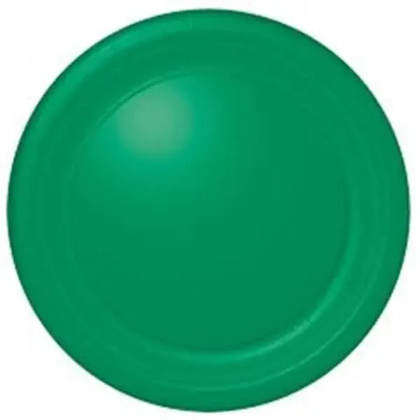 50CT 10.25in PAPER PLATES GREEN