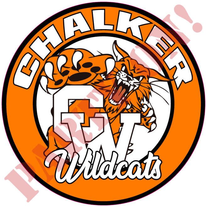 9.5in STICKER CHALKER WILDCATS