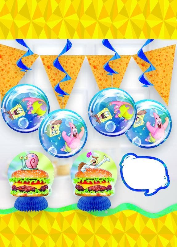 7CT DECOR KIT SPONGEBOB