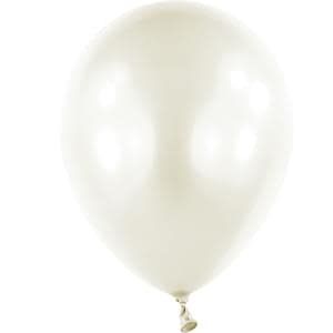 100CT 11in LATEX PEARL FROSTY WHITE