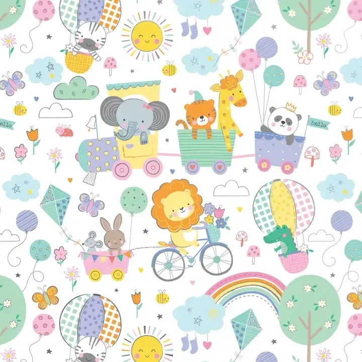 5FT X 30in ROLL WRAP ANIMAL ADVENTURES