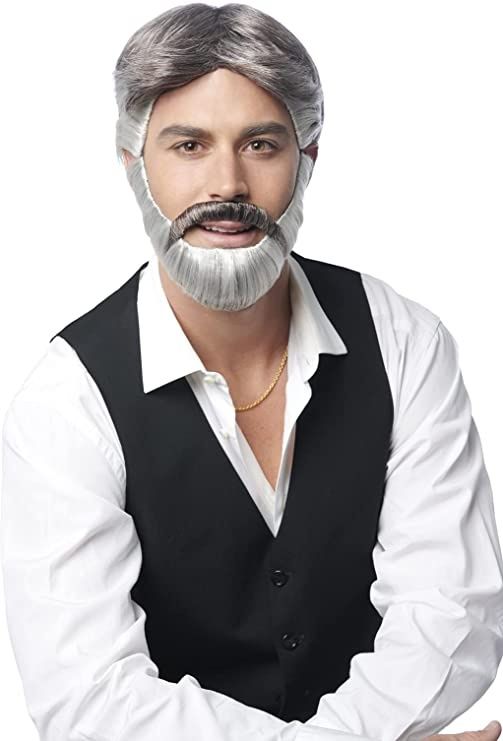 GAMBLER WIG &amp; BEARD
