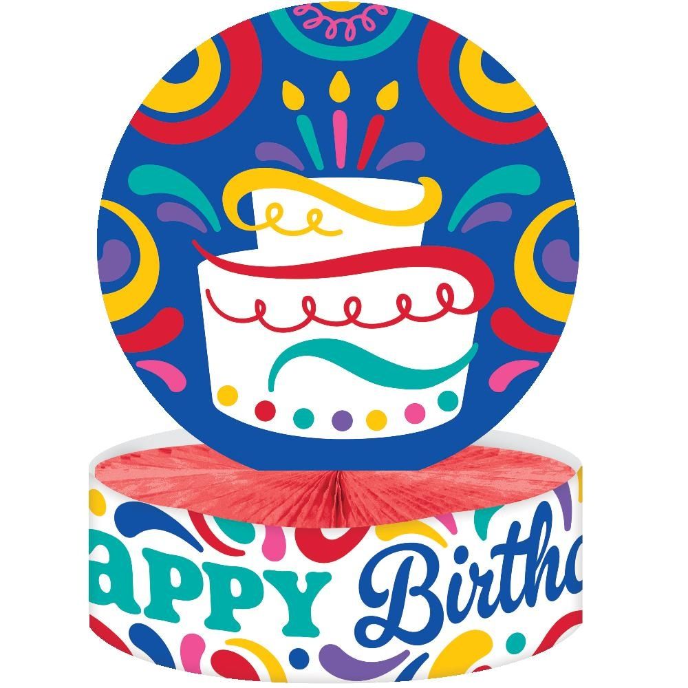 CENTERPIECE BIRTHDAY SWIRLS