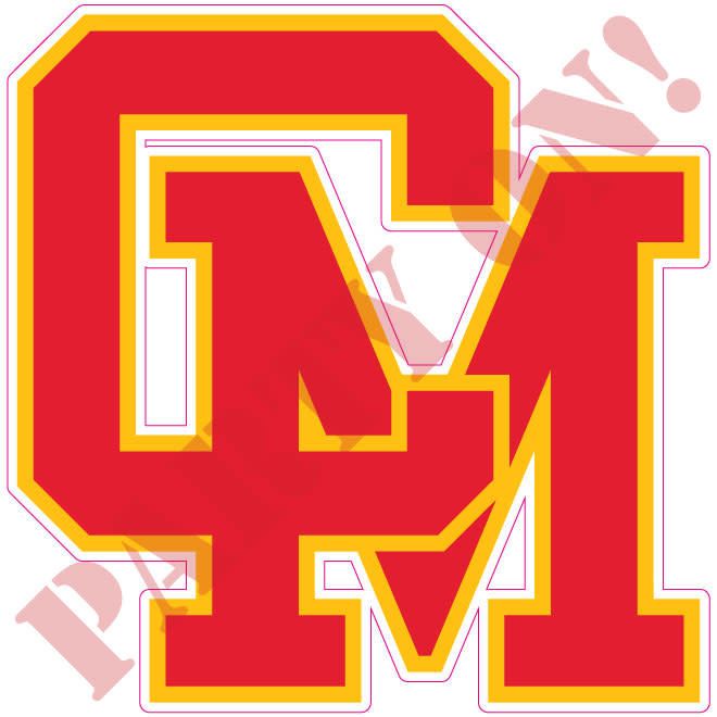 9.5in STICKER CARDINAL MOONEY CARDINALS