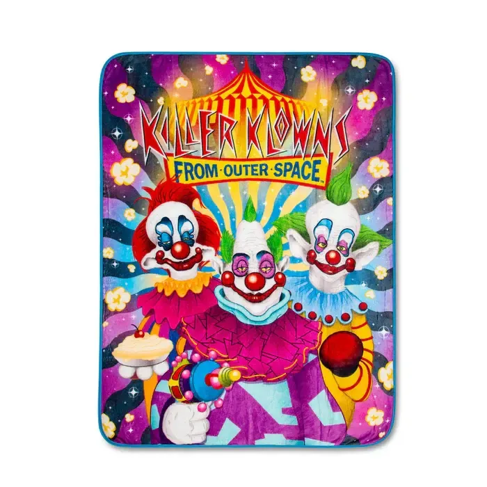 THROW BLANKET KILLER KLOWNS FROM OUTTER SPACE