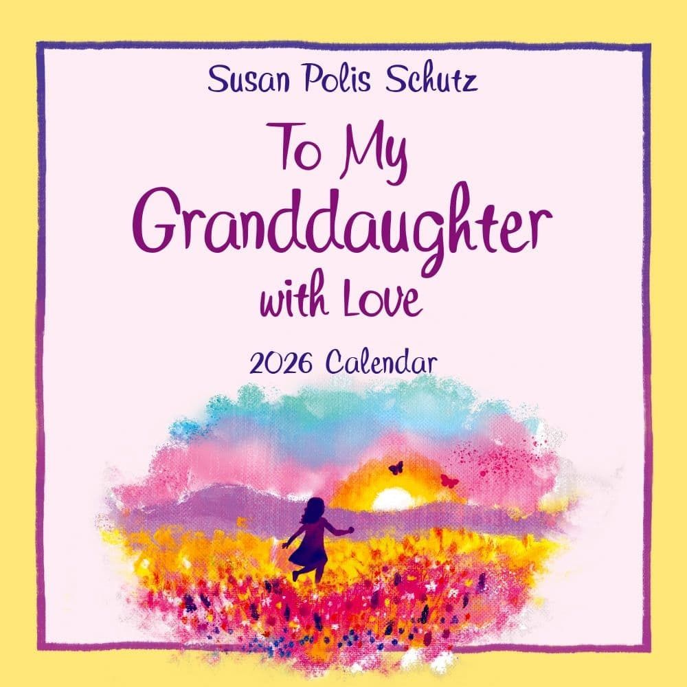 2026 CALENDAR TO MY GRANDDAUGHTER