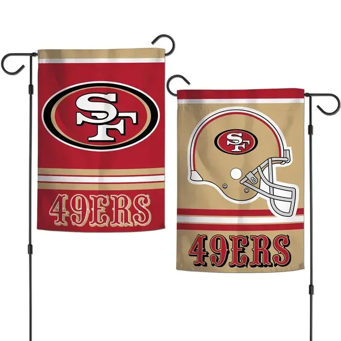 12.5inX18in 2-SIDED GARDEN FLAG SAN FRANCISCO 49ERS