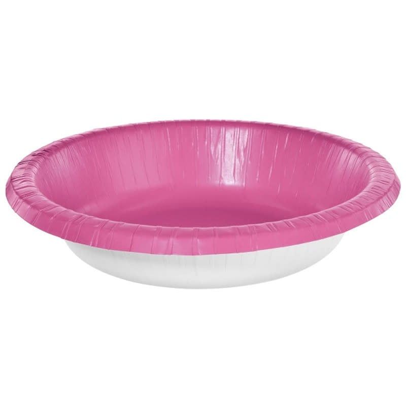 Hot Pink 20oz Paper Bowls - 20ct
