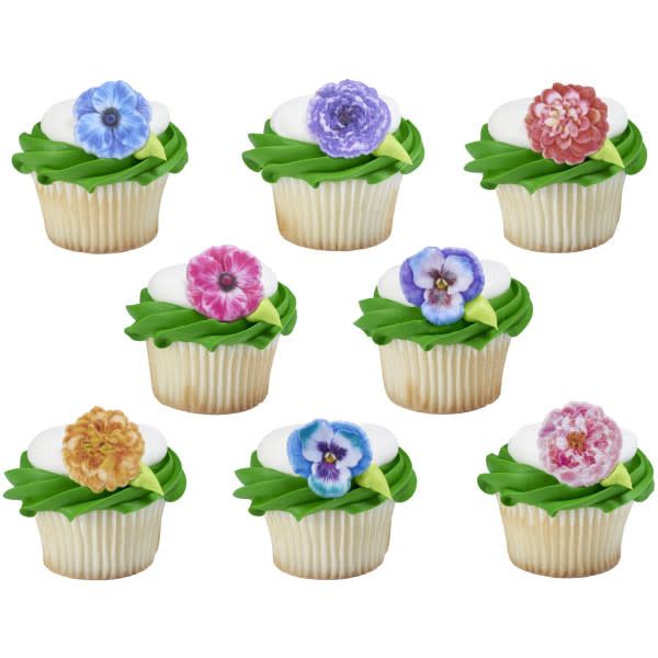 12CT RINGS GARDEN FLOWER