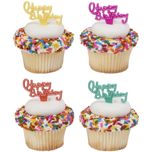 12CT PICKS HAPPY BIRTHDAY