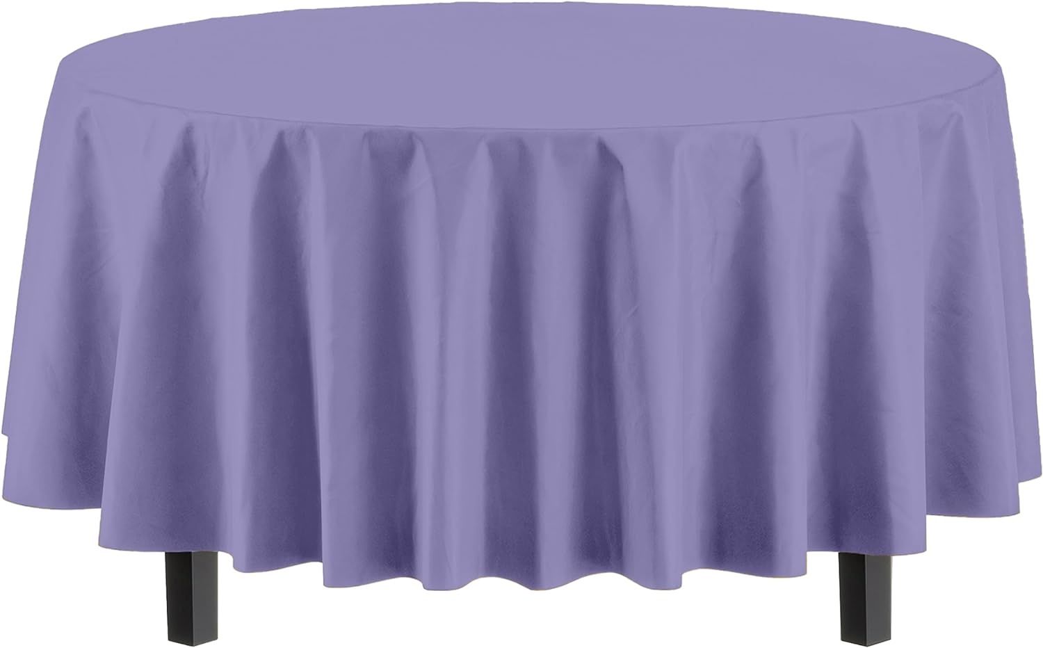 84in ROUND TABLE COVER LAVENDER