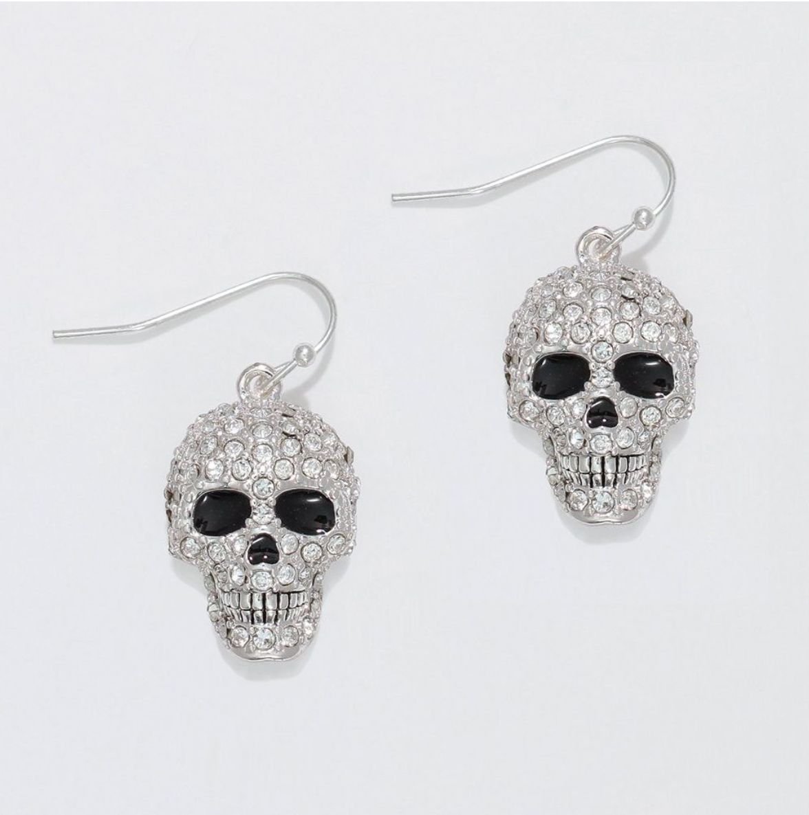 EARRINGS CRYSTAL SKULLS