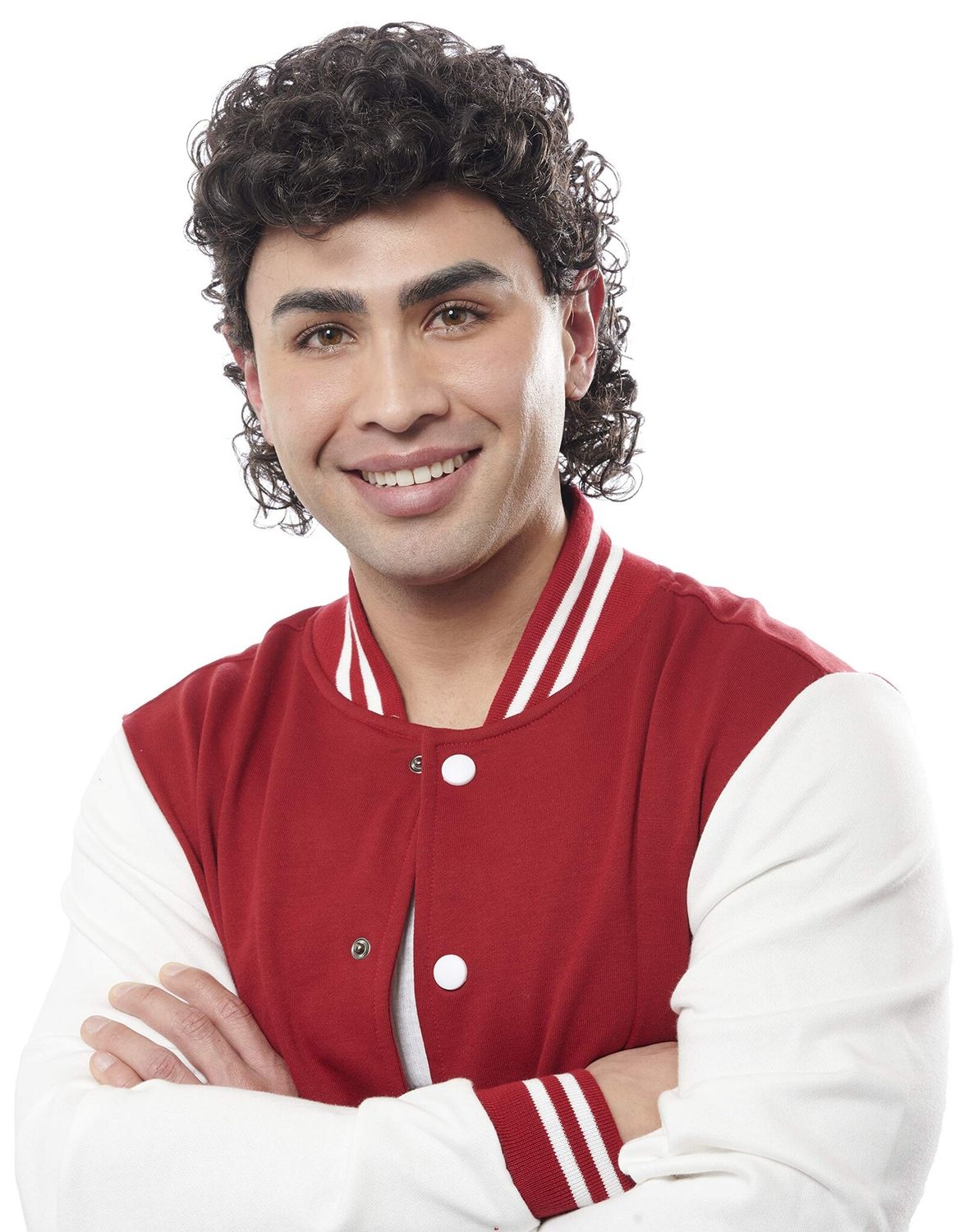 Dark Brown Costume Culture Jock Wig