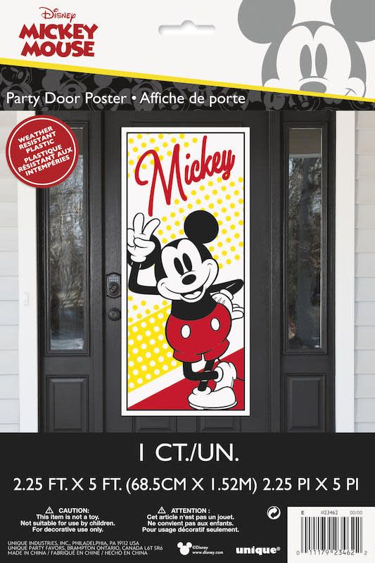 DOOR POSTER MICKEY MOUSE