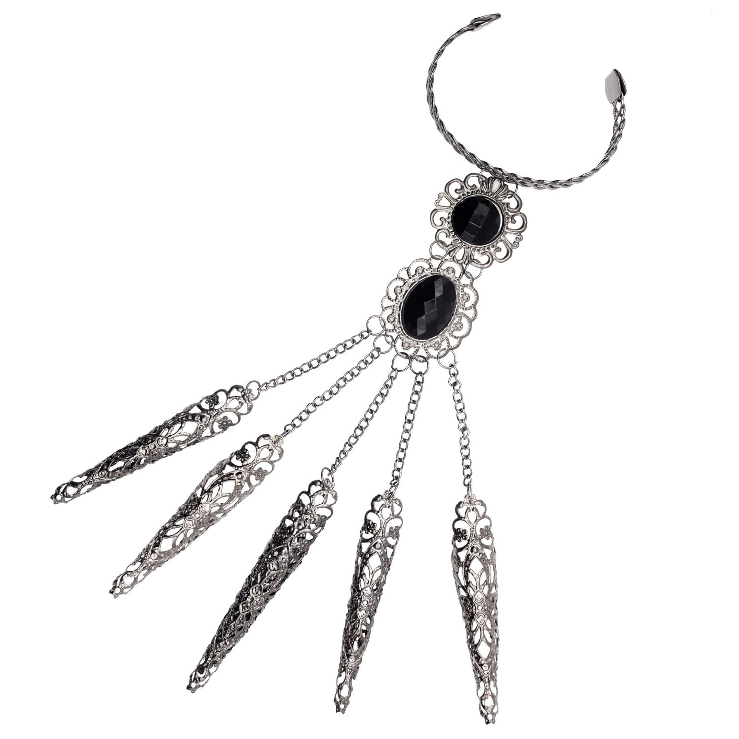 GOTHIC CHAIN BRACELET WITH CLAWS