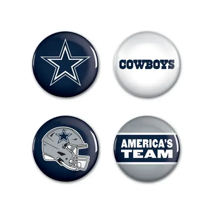 4CT BUTTONS DALLAS COWBOYS