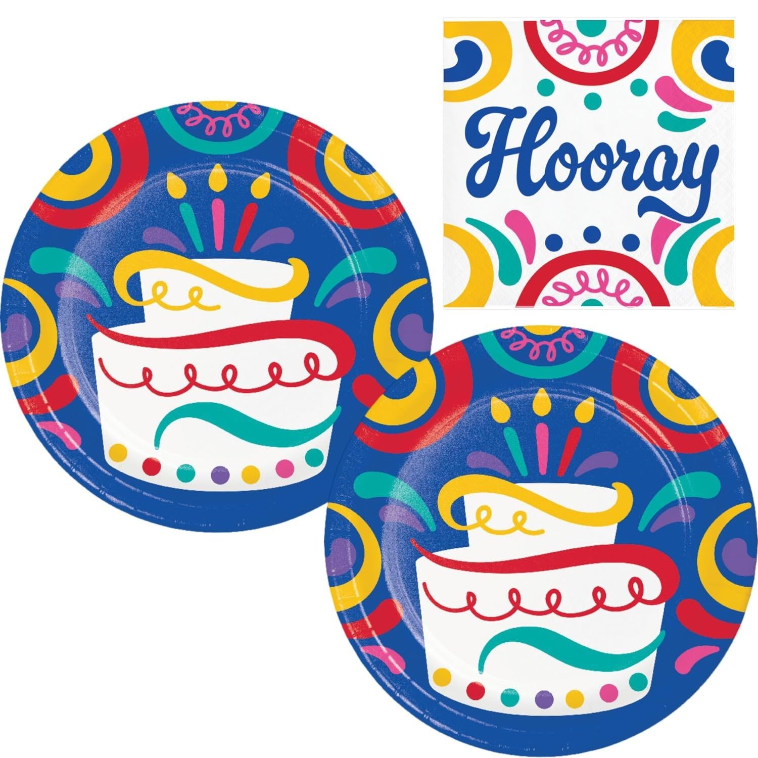 16CT LUN BIRTHDAY SWIRLS