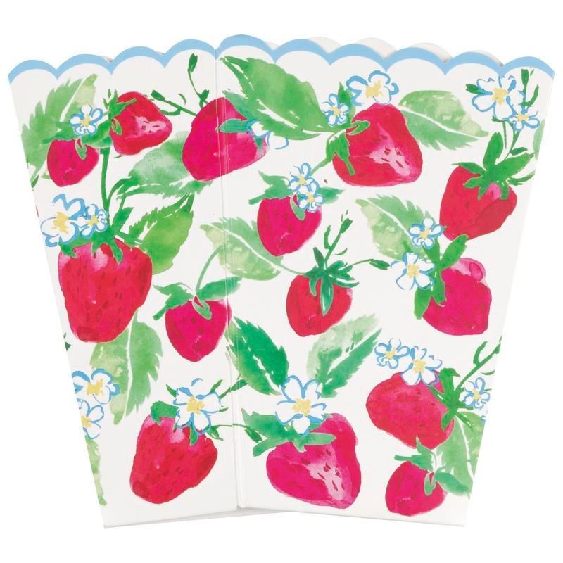 8CT POPCORN BOXES SWEET STRAWBERRY
