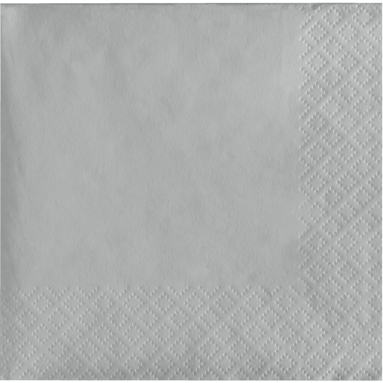 50CT BEV NAPKIN SILVER