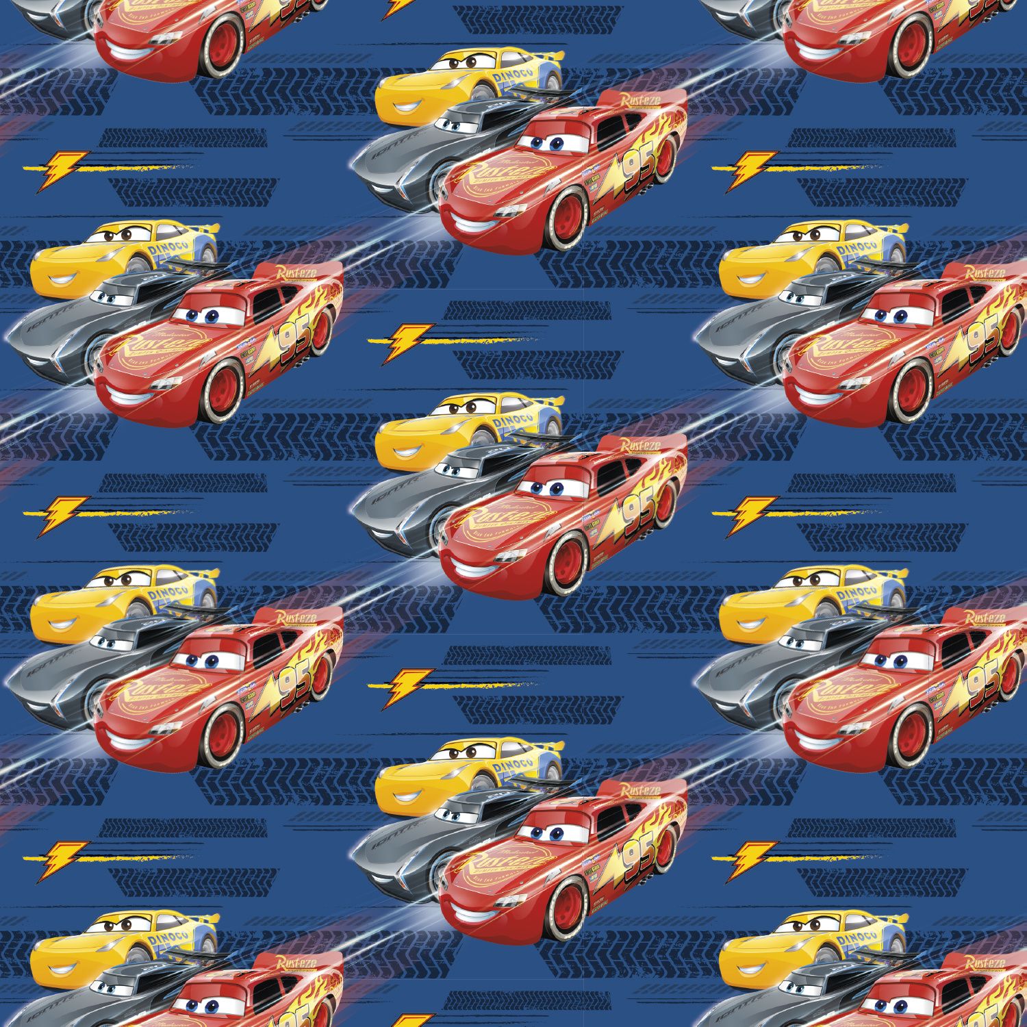 30in X 5ft Gift Wrap Cars 3