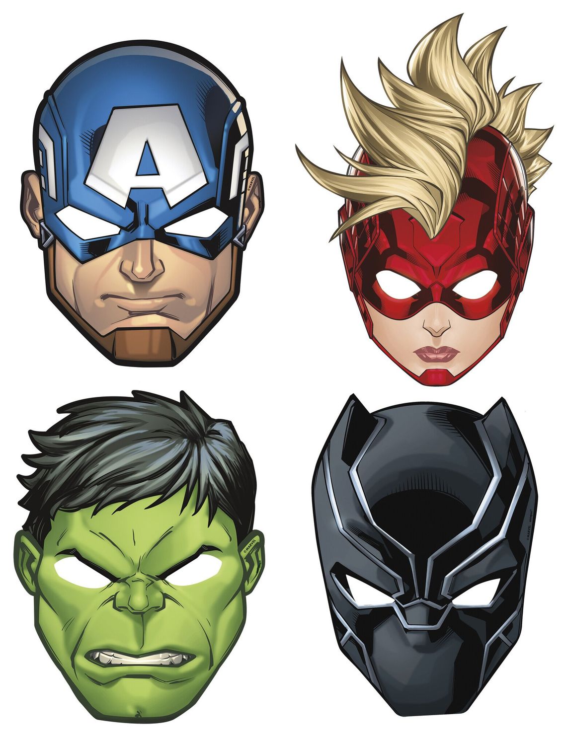 8CT MASKS AVENGERS