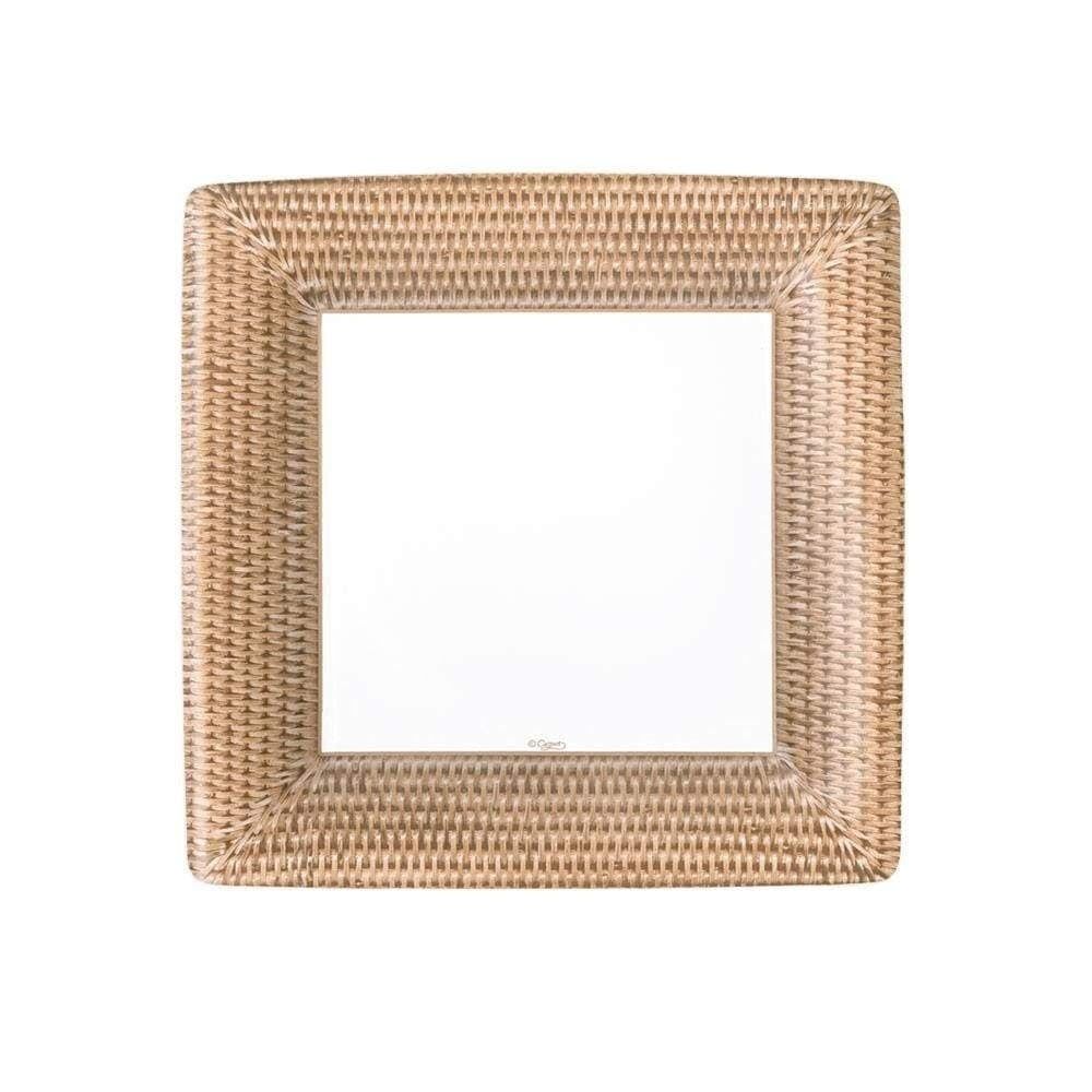 RATTAN  SQ - SALAD/DESSERT PLATES SQUARE