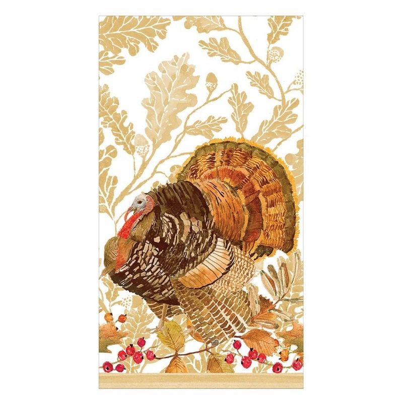 WOODLAND TURKEY - GUEST TOWEL