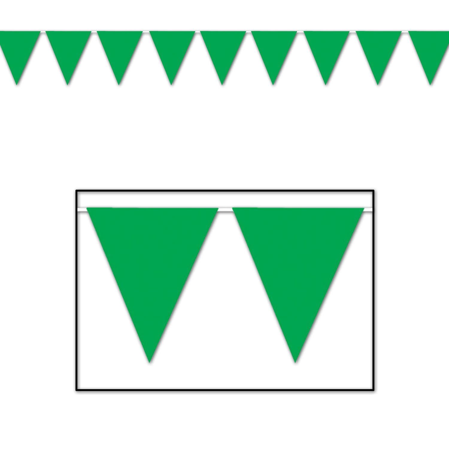 PENNANT BANNER GREEN