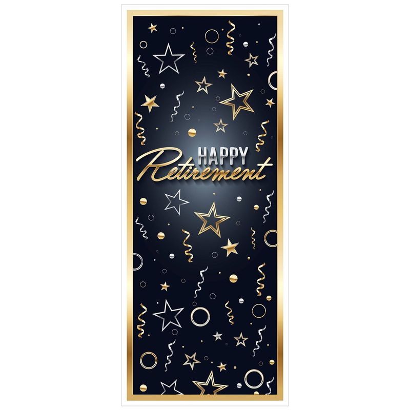 6FT DOOR COVER HAPPY RETIREMENT