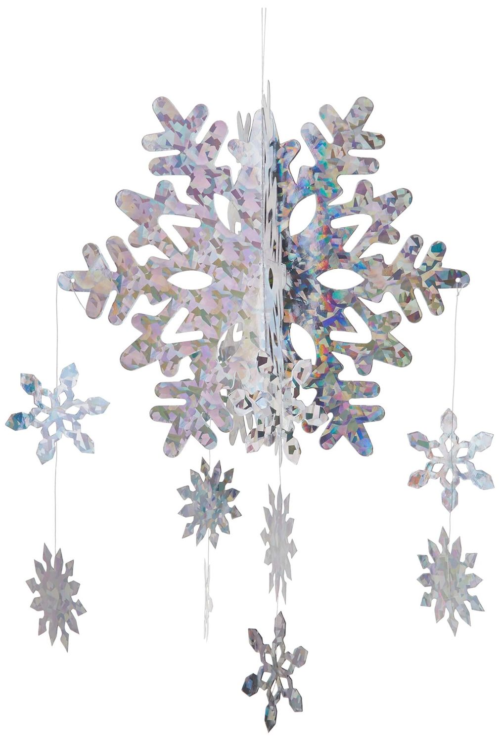 3-D SNOWFLAKE MOBILE